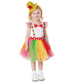Miniatyrbillede 1 af 2: Clown Tutu Børnekostume - Gul - Pige - NO NAME - Polyester Flerfärgad