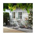 Miniatyrbillede 2 af 3: Sidebord - Bistro - Brun - 58 x 58 x 72 cm - Let at montere - Klassisk stil kastanj