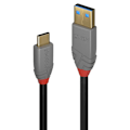 Miniatyrbillede 1 af 2: USB 3.2 Type A til C kabel - LINDY - Anthra Line - 10Gbit/s - 5A - PD