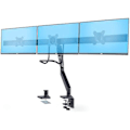 Pikkukuva 1 / 2: StarTech.com Crossbar Triple Monitor -pöytäteline jopa kolmelle 27 tuuman näytölle, VESA 75x75/100x100, työkaluttomat käsivarsien säädöt