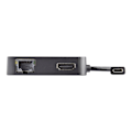 Pikkukuva 2 / 3: USB-C monipuolinen adapteri - STARTECH - HDMI 4K - GbE - USB 3.0 - Musta
