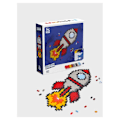 Miniatyrbild 1 av 5: Kit 500 bitar minipussel efter nummer Rakettema - Plus Plus