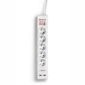 Pikkukuva 1 / 2: Suojaus ylijännitteiltä SALICRU SPS SAFE 5+ - AC 250 V - 5 lähtöliitintä - 1,5 m