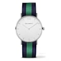 Miniatyrbillede 1 af 2: Ur - Paul Hewitt - PH-SA-S-ST-W-NG-20 - Ø 39 mm - Kvarts - Nylon Blå, Grön, Silver