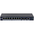 Pikkukuva 2 / 2: DAHUA DH-SG4010-2F IT-kytkin – 10-porttinen hallittu työpöytä Gigabit Switch