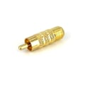 Miniatyrbillede 1 af 2: A/V Adapter - STARTECH - RCACOAXMF - 1 x F Female - 1 x RCA Male - Guld