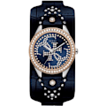 Miniatyrbillede 1 af 4: Quartz Watch - Guess - W1140L3 - Blåt læder - 30m vandtæt - Damer Blå