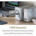 Miniatyrbillede 2 af 2: NAS - QNAP - TS-216G - 2 båse - 4 GB RAM - 1x1GbE 1x2,5GbE