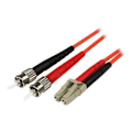 Miniatyrbillede 4 af 4: Cabel Fiber Optik Duplex Multimode 50/125 OM2 LC - ST - LSZH - 1 m - STARTECH