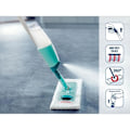 Pikkukuva 2 / 5: Leifheit Easy Spray XL 56690 - 360° kääntyvä moppi integroitu suihkupullolla, mikro duo -päällinen Turkis/grå