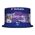 Miniatyrbillede 1 af 2: DVD+R Verbatim 16x printbar spindel 50 - 4,7 GB