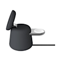 Miniatyrbillede 1 af 6: Lade station - MagSafe - 2-i-1 - Hurtig opladning - Oplad AirPods - Grå/Sort Svart