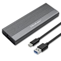 Miniatyrbillede 1 af 4: Qoltec - 52267 - Pocketcase | SSD Bay M.2 | SATA | NGFF | USB-C | Super Speed 6 Gb/s | 2 To | Grå