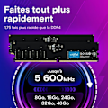 Miniatyrbillede 3 af 3: RAM DDR5 Crucial 64GB Kit (2x32GB) - 5600MHz - Ikke-ECC - UDIMM