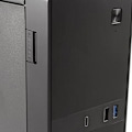 Miniatyrbillede 2 af 2: CoolBox T310 - Micro ATX Slim PC taske med BASIC500-GRS kilde. USB-C, USB 3.0 og front SD-kortlæser, understøttelse af