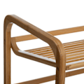 Miniatyrbillede 4 af 4: Skostativ 9 Par "Bambus" 74cm Natur Beige
