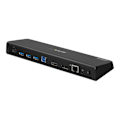 Pikkukuva 3 / 5: USB 3.0 - STARTECH.COM - DisplayPort 4K - 2 HDMI/DP-videolähtöä - GbE-portti - Musta