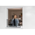Miniatyrbillede 2 af 2: Myggenet - SCHELLENBERG - 50813 - Skydevindue - Grå aluminium - Justerbar 193x75 cm