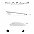 Miniatyrbillede 1 af 4: Teclado y Ratón Inalámbrico Subblim OCO010 Combo Multidispositivo Compacto/ Plata Argent