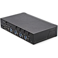 Miniatyrbillede 2 af 3: KVM-switch - Startech - SV431HU34K6 - 4 porte - 4K 60 Hz - USB 3.0 hub
