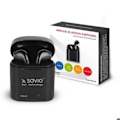 Miniatyrbillede 3 af 4: Savio tws-02 trådløse bluetooth høretelefoner, sort