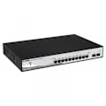 Pikkukuva 2 / 3: Kytkin - D-Link - DGS-1210-10P/E - 8-porttinen PoE RJ-45 - 2-porttinen SFP - Gigabit Ethernet