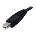 Pikkukuva 2 / 3: 1,8 m:n KVM DisplayPort® USB 4-in-1 -kytkentäkaapeli äänellä ja mikrofonilla - STARTECH