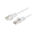 Pikkukuva 1 / 2: Lanberg Patchcord cat.6 FTP 2M 10-pakkaus Fluke hyväksytty valkoinen - 5901969436280