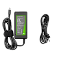 Miniatyrbild 2 av 4: Green Cell USB-C 45W strömadapter / laddare för bärbara datorer, surfplattor, telefoner | Universal strömförsörjning Svart
