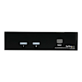 Miniatyrbillede 2 af 3: StarTech.com 2-ports USB HDMI KVM-switch med lyd og USB 2.0-hub (SV231HDMIUA)