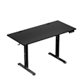 Miniatyrbillede 1 af 4: Bureau Højdejusterbart - HUZARO - HERO 8.2 - Sort - Elektrisk - Ergonomisk Svart