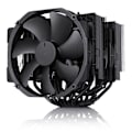 Miniatyrbillede 1 af 5: Noctua NH-D15 Chromax Sort CPU blæser - Sort - 140 mm - 19,2 - 24,6 dBA - 300-1500 rpm