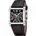 Miniatyrbillede 1 af 2: Ur - FESTINA - F20653/3 - Chronograf - Stål - Sort Læder - Vandtæt 50m Svart