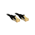 Miniatyrbillede 2 af 3: CAT 7 LSOH netværkskabel - LINDY - 0,3m - Sort - SFTP - PiMF - 600Mhz