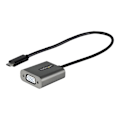 Pikkukuva 2 / 3: StarTech.com - CDP2VGAEC - 1080p USB C - VGA -muunnin - USB Type-C - VGA -näyttö - 30 cm:n kaapeli