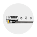 Pikkukuva 5 / 6: KENSINGTON ClickSafe Universal Combination Laptop Lock -turvakaapeli - 1,8 m