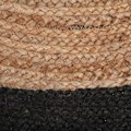 Miniatyrbillede 4 af 6: Tæppe "Mood" bicolor - 120 cm - Polyester - Beigefarvet Svart