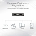 Miniatyrbillede 3 af 3: Switch - NETGEAR - GS516-300EUS - 16 Porte - Gigabit Ethernet - Energisparende