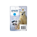 Miniatyrbillede 2 af 2: EPSON T2612 Cyan blækpatron - Isbjørn (C13T26124012)