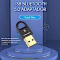 Miniatyrbillede 2 af 2: VENTION Bluetooth 5.0 USB Adapter - Sort