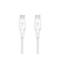 Miniatyrbillede 1 af 5: 100w USB-C til USB-C flettet kabel 3M Hvid
