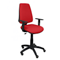 Miniatyrbillede 1 af 2: Ergonomisk kontorstol PIQUERAS Y CRESPO - Model 14CPBALI350B10RP - Rød - Stof - Justerbar arm inkluderet