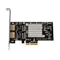 Pikkukuva 2 / 4: PCI Express -verkkokortti 2 porttia Gigabit Ethernet RJ45 10/100/1000Mbps - POE/PSE - STARTECH
