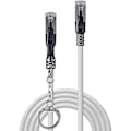 Miniatyrbillede 2 af 2: Cat.6A S/FTP LSZH sikkert netværkskabel - LINDY - 20m - Låsestik - RJ45 stik - Grå