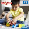 Miniatyrbillede 5 af 6: Magnetisk byggesæt - GEOMAG - Magicube Recycled Creative Set - 8 dele - Genanvendt plastik - Fra 1 år Gul, röd, blå, grön