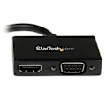 Miniatyrbillede 4 af 4: STARTECH.COM Rejse Audio / Video Adapter - 2-i-1 Mini DisplayPort til HDMI eller VGA Converter