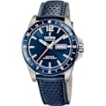 Miniatyrbillede 1 af 2: Ur - Festina - F20699/2 - Titan - Vandtæthed 10 bar - Sort læderarmbånd
