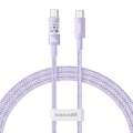 Pikkukuva 1 / 6: USB-C - USB-C - Kaapeli, Supernopea Lataus 100W, 2m - Baseus Gem (P1037373000511-01) - Nebula Purple