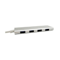 Miniatyrbillede 2 af 2: CoolBox COO-HUC4U3 USB-hub Hvid - 4 porte - BC1.2 hurtigopladningsunderstøttelse - Aluminiumscover
