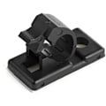 Miniatyrbillede 2 af 3: StarTech.com 100 Pack sorte selvklæbende kabelstyringsklips - Netværk/Ethernet/Desktop/Computerledningsorganisering -